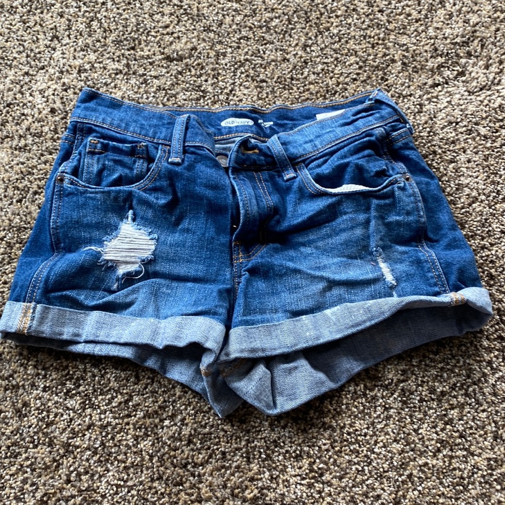 Old Navy Ripped Jean Short